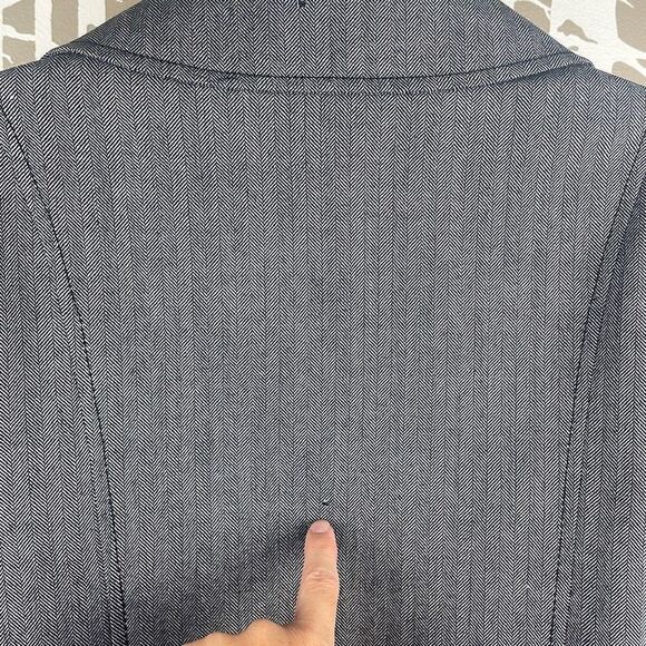 Pendleton 100% Virgin Wool Peacoat Blazer Herringbone Stripe 12 - Picture 15 of 16